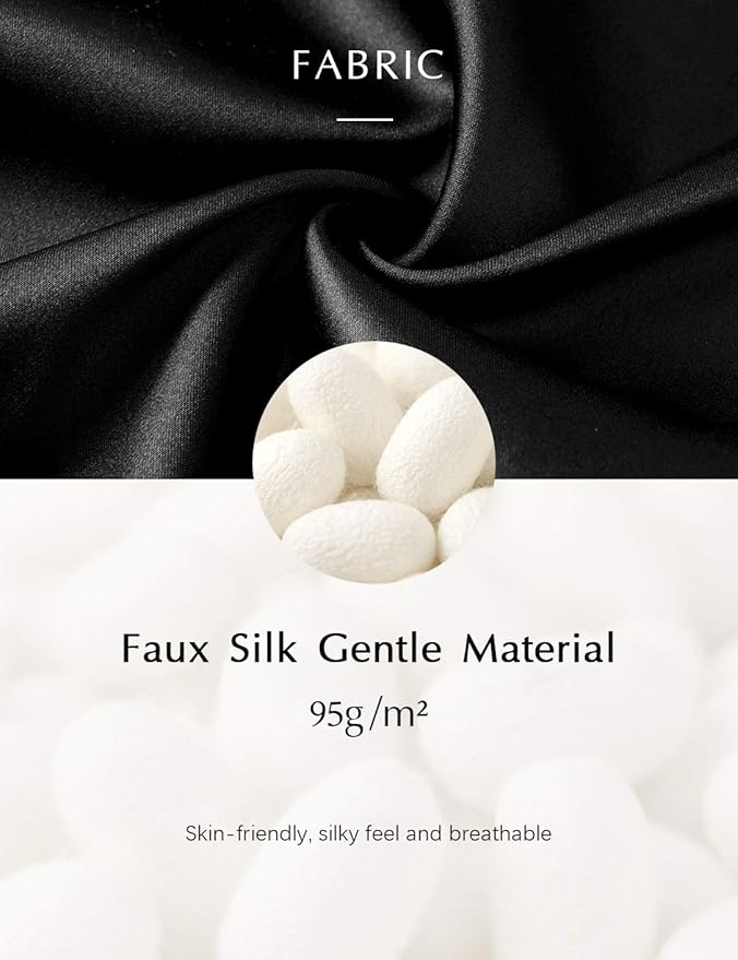 PRODESIGN Satin Kimono Robe Women Long Silky Kimono Bathrobe Sleepwear Wedding Bridesmaid Robe