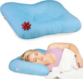 Core Products Tri-Core Cervical Support Pillow – Firm Orthopedic Neck Pillow for Pain Relief, Great Gift for Back and Side Sleepers – Ergonomic Contour Pillow – Assembled in USA, Petite Size