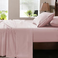 Extra Deep Pocket California King Sheets 18-24 Inch 1000 Thread Count 100% Egyptian Cotton Sateen Weave Soft Breathable 4 Pieces（California King,Light Pink）