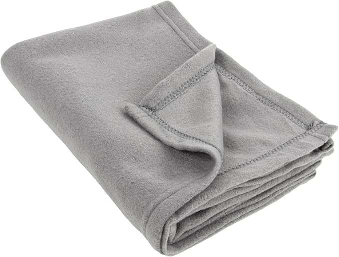 (24 Pack) Wholesale Bulk Fleece 50x60 Throw Blankets for Wedding Favors, Homeless Women, Men in Assorted Colors, 160 GSM