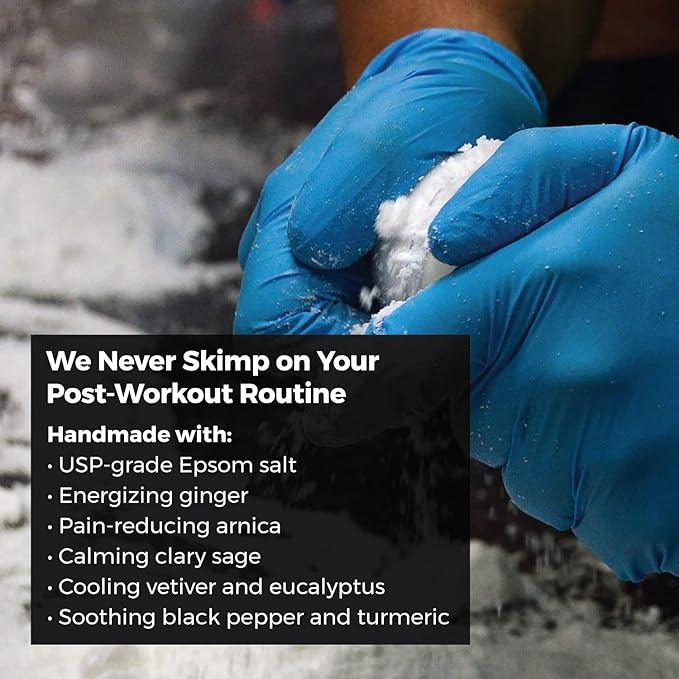 Dynamic Recovery Combo Set: Epsom Salt Soak & Bath Bombs | Muscle Soak and Skin Hydration (2) Pack