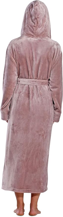 Turquaz Oversize Plush Robes For Women, Soft Warm Fleece Bathrobe for Women