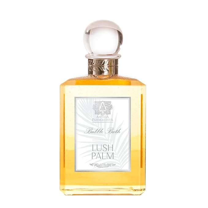 Antica Farmacista Bubble Bath - Relaxing Foam Bath with Honey, Jojoba Oil & Aloe Vera - Luxury Gift for Any Occasion - Lush Palm, 16 fl oz