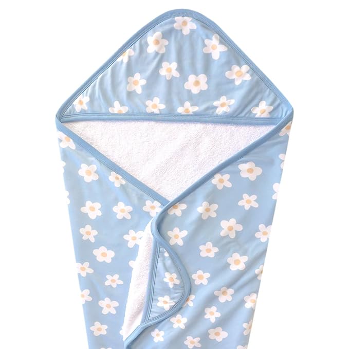 Copper Pearl Hooded Bath Towels Premium Knit/Terry Cloth Baby Towels with Hood, Pockets, and Cool Designs - Great to Gift and Make Bath Time Fun - Baby Bath Towel, Della