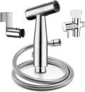 Arofa Hands-Free Handheld Bidet Sprayer for Toilet, Jet Spray Adjustable Water Flow Muslim Shower with Bidet Hose, Stainless Steel Toilet Faucet Kit for Baby Cloth Diaper Cleaning
