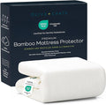 Olive + Crate 100% Viscose Bamboo Mattress Protector - Eco-Concious Cooling Mattress Cover - Waterproof Hypoallergenic Protection - Breathable Queen Size Shield Against Dust & Spills