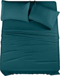 Utopia Bedding Full Bed Sheets Set - 4 Piece Bedding - Brushed Microfiber - Shrinkage and Fade Resistant - Easy Care (Teal Green)