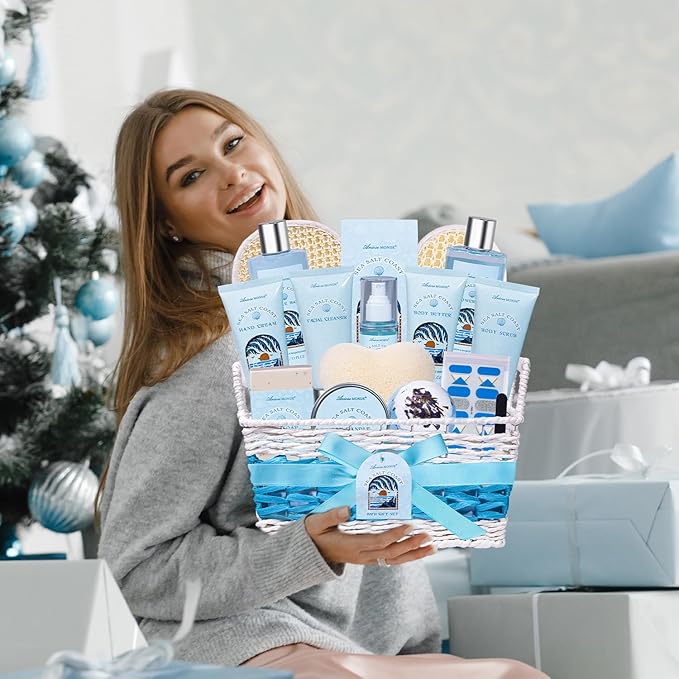 Gifts for Women, Birthday Gifts for Women, Bath and Body Gift Set, Self Care Gifts Spa Gift Baskets, Relaxing Bath Set for Mom, Girlfriend, Sister, Female Friends, Coworker