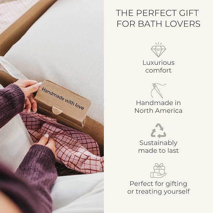 BADESOFA® Luxury Bath Pillows for Tub Full Body Set - 3-Piece Bath Pillow Set with Premium Materials & CleanDry+ - Bathtub Pillows for Head and Neck Support - Tub Pillow for Bathtub in Ivory Pearl