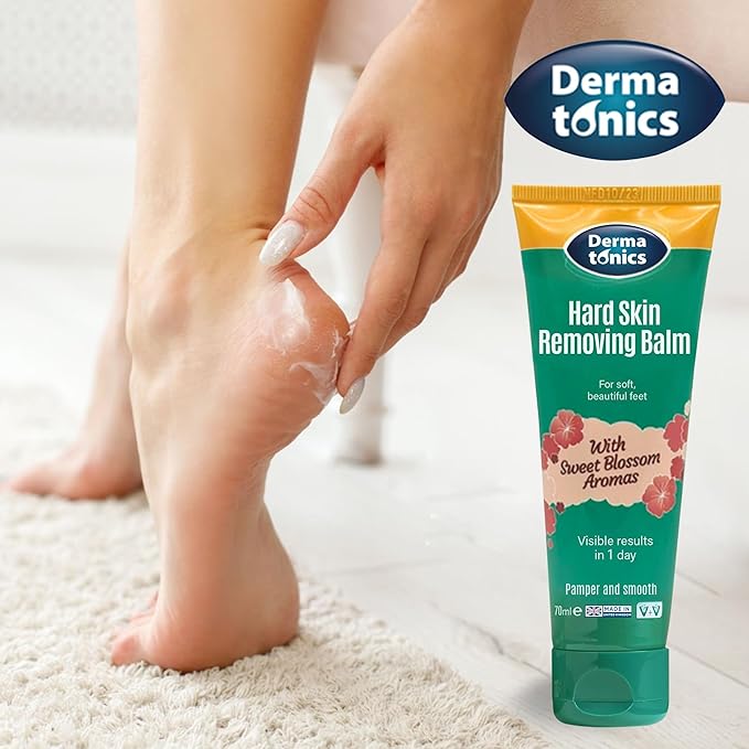 Dermatonics 10% Urea Callus Removing Cream – Removes Hard Skin, Moisturizes and Rehydrates Racked, Rough, Dead and Dry Skin – for Feet, Elbows, and Hands, 2.37 fl oz. Tube, 3 Pack