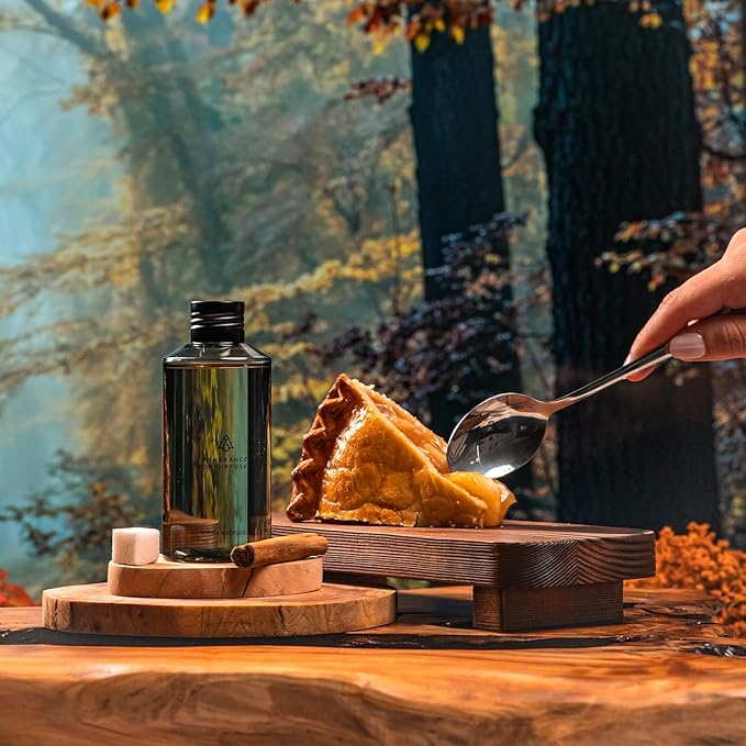 AromaPlan Hotel Scent Diffuser Oil Apple Pie 5 Fl Oz (148ml) Fall Collection– Luxury Hotel & Home Fragrance Oil - Non Toxic - Made in USA - Bigger Bottle, Bolder Aroma & Longer Lasting