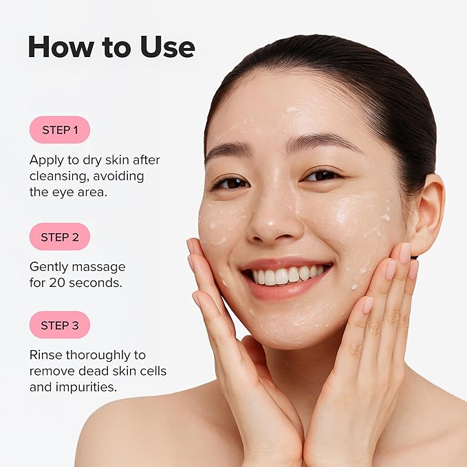 Beauty of Joseon Apricot Blossom Peeling Gel Soft Exfoliating Face and Body Scrub Dead Skin Cells Remover for All Skin Types, Korean Skincare for Men Women, 100ml, 3.38 fl.oz