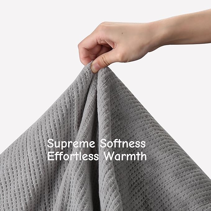 Electric Heated Blanket Full Size 50"x60", Ultra-Soft Heating Blanket with 5 Heat Levels & 10-Hour Auto Off, Fast Heating for Winter Comfort, Grey