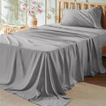 Bedsure Twin XL Sheet Sets Dorm Bedding - 3 Pieces Soft Extra Long Twin Sheets, Hotel Luxury, Easy Care Microfiber for Women, Men, Grey