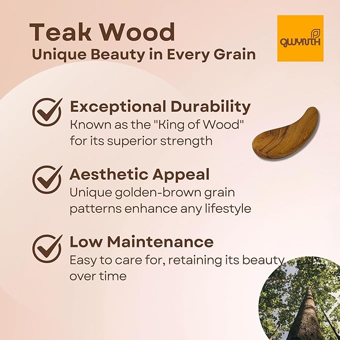 Teak Wood Gua Sha Facial Tool for Face, Arm and Body Massage, Anti-Aging Reduce Puffiness Wrinkles Shape Jawline Skincare Routine Treatment, Wooden Gua Sha Massager with Travel Pouch
