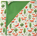 Premium Baby Blanket, Stretchy Quilt for Kid, Soft Crib Bedding for Newborn Baby and Toddler, Nursery Blanket for Boys and Girls, Viscose Made from Bamboo, 50'' x 50'' Little Fox