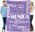 Name Blanket Personalized Blanket for Adult Kids Flannel Customize Throw Blanket Custom (Color 04, 50 x 60 Inches)