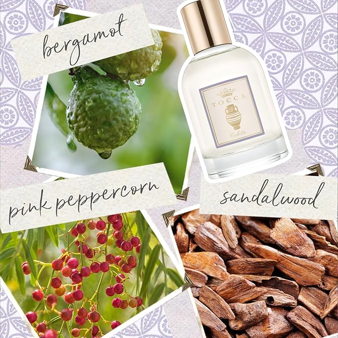 Tocca Colette Scented Dry Body Oil, 3.4 Fl Oz - Olio Sublime Profumato Body Fragrance, Warm Floral, Bergamot, Sandalwood, Pink Peppercorn