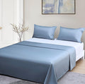 Beckham Hotel Collection Twin Sheet Set 100% Cotton, 500TC Luxury Sateen Bedding, 16” Deep Pocket, Moisture-Wicking, 3-Piece, Dark Gray
