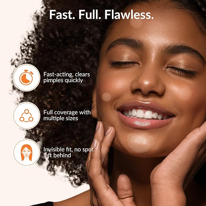 Korean Pimple Patches – Invisible Acne Stickers with Salicylic Acid & Hydrocolloid, Miracle Patches for Pimples Zit Stickers Blemish Dots Pimple Stickers for Face Overnight Healing - 72 Count