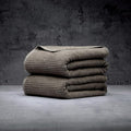 LUXOME Luxury Performance 2-Piece Bath Sheet Set | Oversized for 50% More Coverage | Highly Absorbent | 36" W x 70" L | Cobblestone