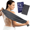 Yiclick Exfoliating Washcloth Towel, Back Scrubber for Shower, Exfoliating Body Scrubber Exfoliator, Japanese Wash Cloth for Body Scrub, Bath Exfoliate Rags Loofah Lufa Sponge for Women Men