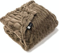 Minky Designs Driftwood Minky Blanket – Ultra Soft Faux Fur Throw Blanket for Couch, Bed & Home – Fluffy, Warm & Luxurious – Chic Collection (Large, 60x72)