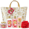 Christmas Gifts for Women - 6Pcs Rose Bath and Body Gift Set Spa Gift Sets for Women Gifts for Sisters with Travel Bag | Perfect Valentine's, Birthday Gifts, Mothers Day Gift for Mom All Occasion