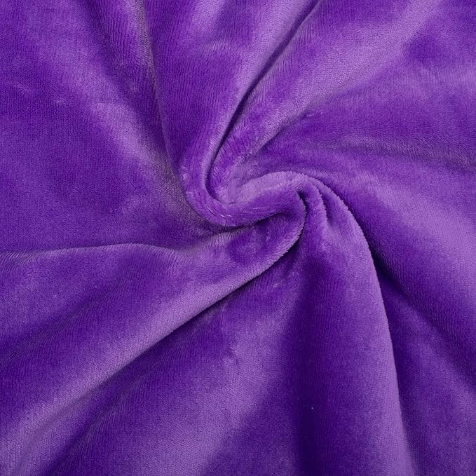SOCHOW Sherpa Fleece Throw Blanket, Double-Sided Super Soft Luxurious Plush Blanket Throw Size, Purple, 50x60 inches