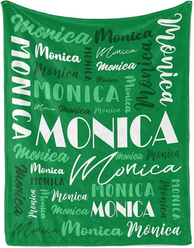 Name Blanket Personalized Blanket for Adult Kids Flannel Customize Throw Blanket Custom (Color 22, 30 x 40 Inches)