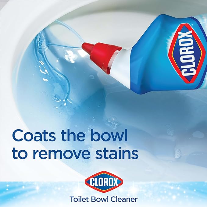 Clorox Toilet Bowl Cleaner Lime & Rust Destroyer 24 Ounces (Package May Vary) (Pack of 2)