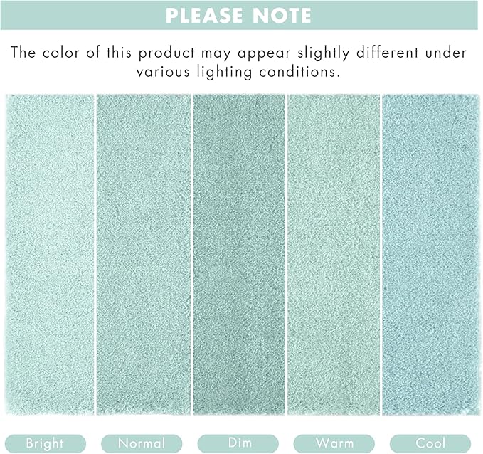 Madison Park Signature Marshmallow Bathroom Rug Non Slip, Luxrurious Plush Bath Mat, Absorbent, Quick Dry, Spa Design Bath Room Décor, 24x40, Seafoam