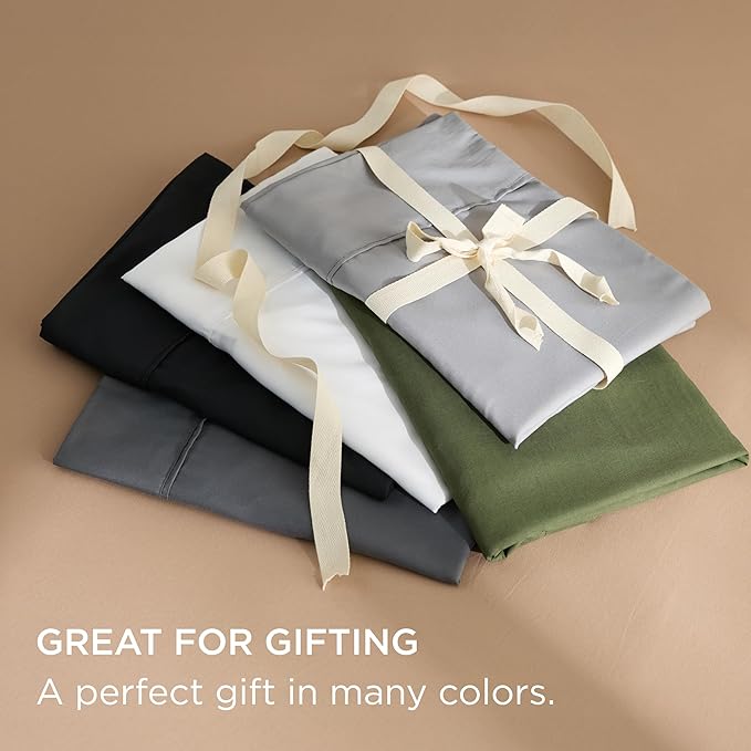 Bedsure Body Pillow Case Cover - Sage Green Brushed Microfiber Long Pillow Cases, Ultra Soft and Cozy Body Pillowcase with Envelope Closure, Wrinkle, Fade and Stain Resistant, 1 Pack, 20x54 Inches