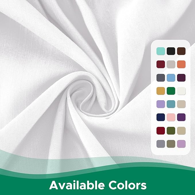 Biscaynebay Wrap Around Bed Skirts for Full & Full XL Beds 14" Drop, White Adjustable Elastic Dust Ruffles Easy Fit Wrinkle Resistant Silky Luxurious Fabric Machine Washable