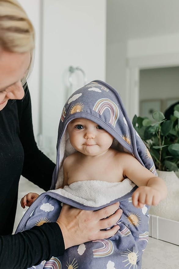 Copper Pearl Hooded Bath Towels Premium Knit/Terry Cloth Baby Towels with Hood, Pockets, and Cool Designs - Great to Gift and Make Bath Time Fun - Baby Bath Towel, Hope