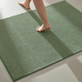 Large Bathroom Rugs Non Slip Washable Bath Rugs Super Absorbent Bathroom Rug Thin Quick Dry Low Pile Bath Mats, Sage Green 36"x60"