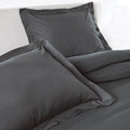 PeachSkinSheets The Original 1500TC Soft Queen/Full Duvet Cover Set Graphite Gray