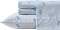 Wrangler - King Bed Sheets, Ultra-Soft & Lightweight Bedding with Matching Pillowcases, Lightweight Bed Set for All Season Comfort, Oeko-Tex Certified (Cowboy Pinstripe Blue)