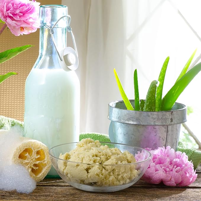 Village Naturals Bath Shoppe, White Tea and Jasmine Foaming Milk Bath, 28 Fl Oz, Pack of 2