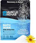 Recovery Soak | Epsom Salt with Arnica & Turmeric for Faster Muscle Recovery & Joint Comfort |Cooling Mints | Fast-Dissolving, Non-Staining, Made in USA | 29 oz