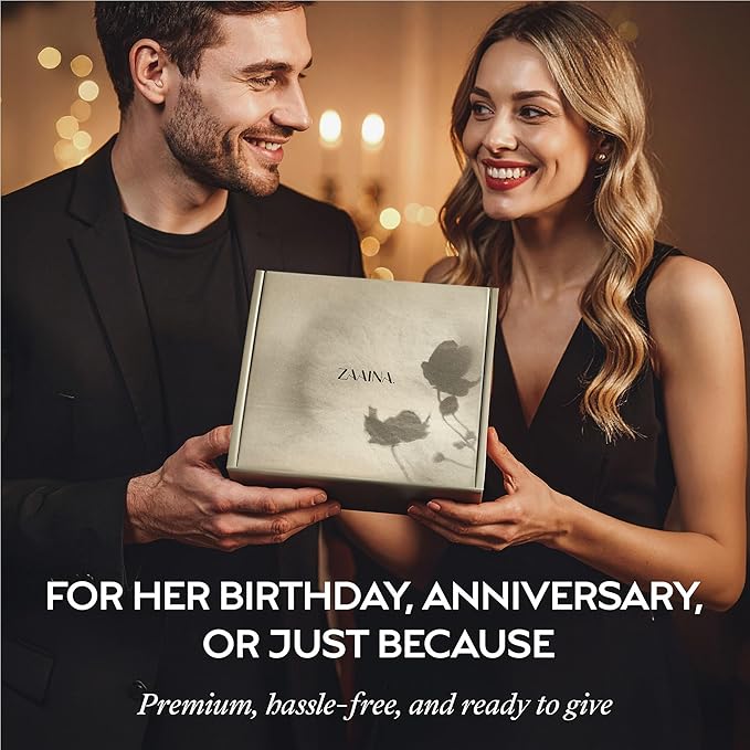 ZAAINA Birthday Gift Set for Women - Bath Gift Basket Set, Body Care Set for Her, Relaxing Spa Kit, Spa Package, Self Care Kit for Women, Pampering Home Spa Kit (DELUXE Spa Set)