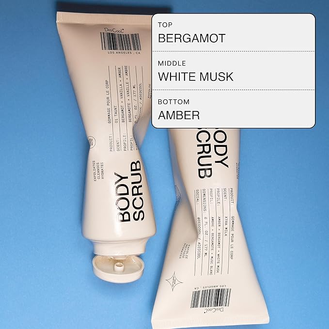 Dedcool Body Scrub Mini 2OZ Xtra Milk – Gentle Exfoliating Formula with Rice Powder, Kakadu Plum & Coconut Oil