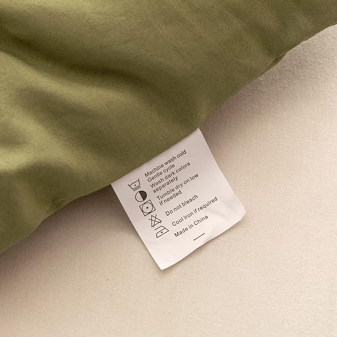 ROSGONIA Twin/Twin XL Comforter Set for College Girls Boys Olive Green, 1 Comforter & 1 Pillowcase, Soft Kids Comforter Sets All Season Dorm Bedding