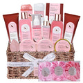 Gift Baskets for Women, Spa Gifts for Women - 17pcs Coconut Spa Gift Set with Body Lotion, Bubble Bath, Relaxing Bath Set, Birthday Christmas Gifts for Her