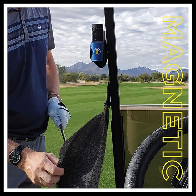STICKIT Magnetic Golf Towel, Premium 29" Microfiber with Deep Waffle Pockets, Industrial Strength Magnet for Secure Hold to Golf Carts & Clubs, Ultra-Absorbent, Fast-Drying, Easy-Clean Design