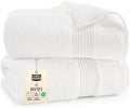 Utopia Towels Premium Jumbo Bath Sheet 1 Pack, 100% Cotton, Highly Absorbent and Quick Dry Extra Large Bath Towel, Super Soft Towel, 35 by 70 Inches, White