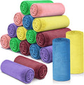 18 Pieces Fleece Blankets Bulk for Wedding 50 x 60 Inch Soft Lightweight Flannel Throw Blankets Bulk for Wedding Guests Home Outdoor Couch Sofa Bed Gifts(Multi Colors)