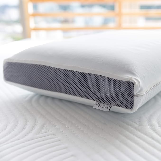 Perfect Cloud Dual Option Cooling Gel Pods Memory Foam Bed Pillow for Sleeping - 5.5-inch Breathable Medium-Loft (Standard)