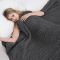 Electric Heated Blanket Queen 84×90 Dual Control, 6 Heating Settings & 1-10H Auto Off, Double Sided Plush Sherpa Ultra-Soft Warm Thick, Machine Washable, Fast Heating, Home Office Dark Gray