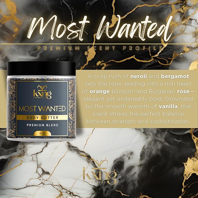 KXNG Premium Body Butter, Rich Shea Butter Moisturizer for Men & Women, Long-Lasting Hydration & Smooth Skin, Cruelty-Free Luxury Cream